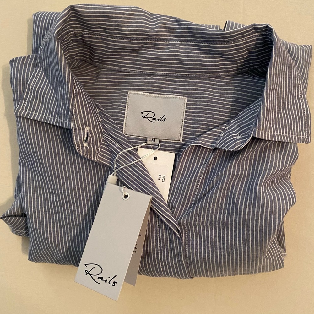 Excellent Condition Nwt Button Down By Rails - image 3